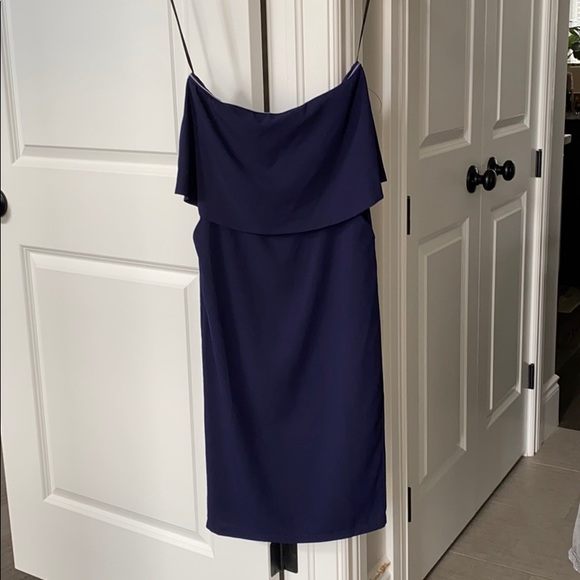 Lulus baby blue dress strapless - Picture 3 of 4